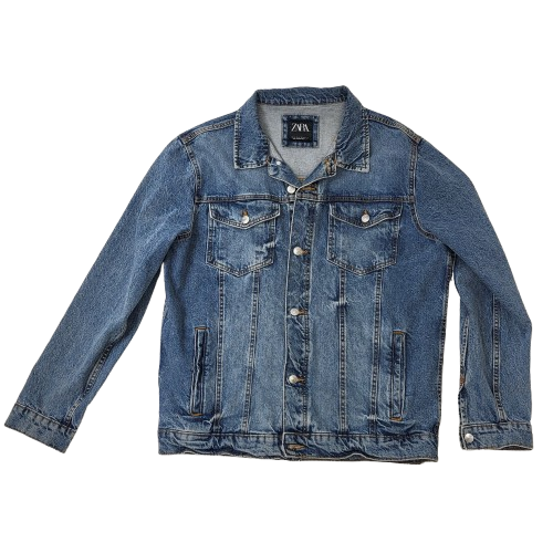 ZARA 오버핏 데님 자켓 (XL)
