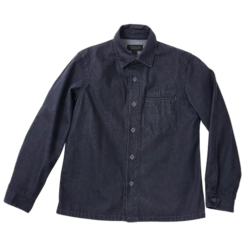 Radmess 블랙 데님 셔츠 자켓 (M)