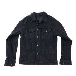 ZARA 블랙 데님 자켓 (M)