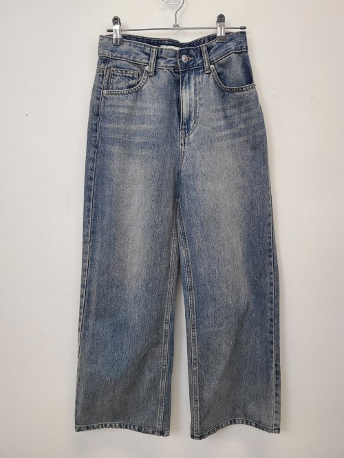 MIXXO 세미 와이드 데님바지