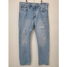 Calvin Klein 연청 구제 청바지