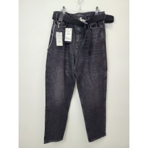 [새상품] ZARA 블랙데님 장식바지